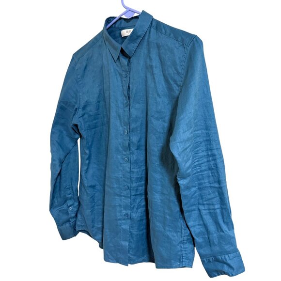 Uniqlo Premium Linen Shirt - Picture 3 of 6
